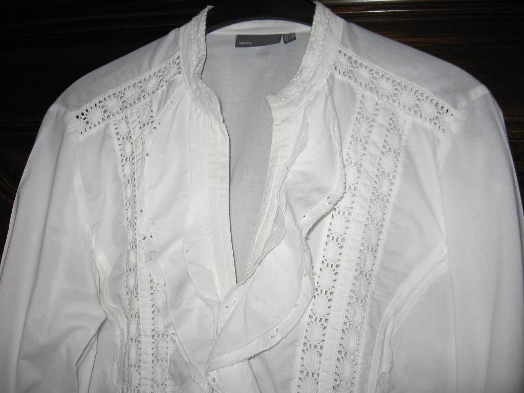 Witte bloes met lange mouwen van Mexx, maat 40 NIEUW !!, Ophalen of Verzenden, Nieuw, Maat 38/40 (M)