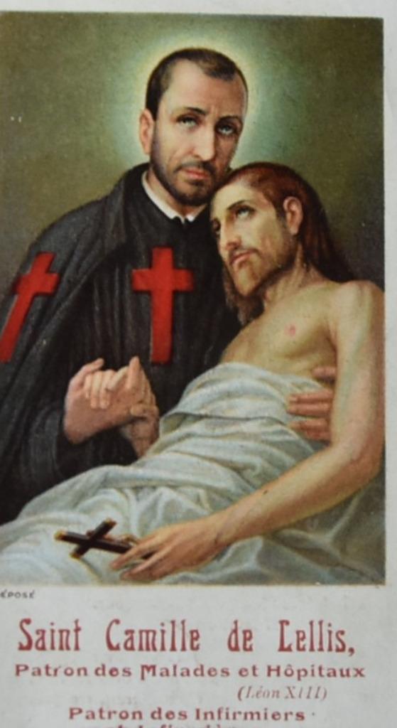 Saint Camille de Lellis Image de Saint. Heiligenprentje 1930, Envoi, Utilisé, Autres types, Christianisme | Catholique
