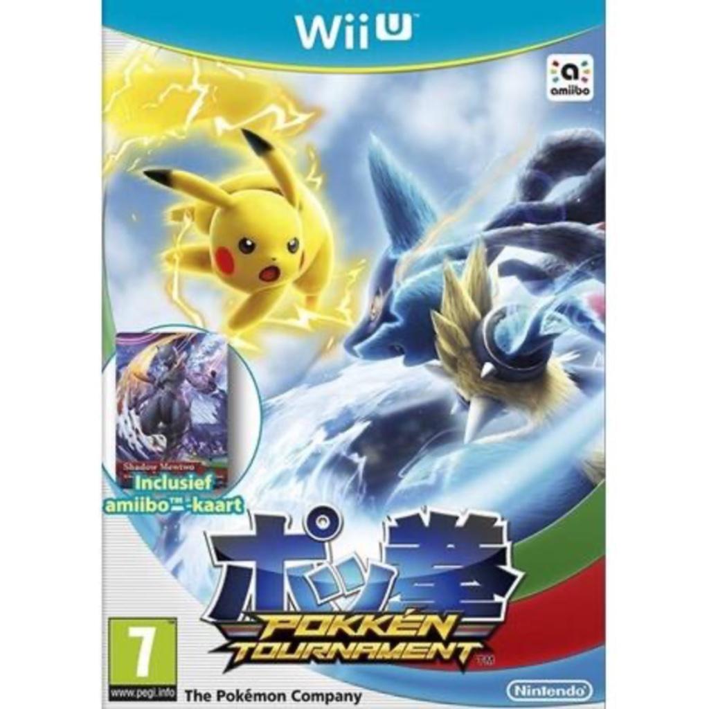 NINTENDO Wii Pokémon Pokkén Tournament, Games en Spelcomputers, Avontuur en Actie, 2 spelers, Eén computer, Ophalen of Verzenden