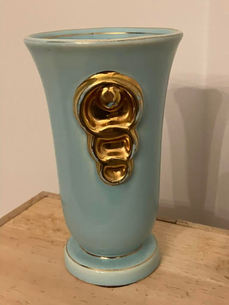Vase Boch Keramis - Charles Catteau, Enlèvement ou Envoi, Utilisé, Bleu