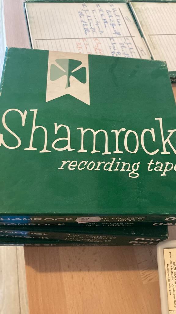 Lot de bobines audio –Shamrock 1/4″ – 1800 ft – Reel to Reel, Musique & Instruments, Musiques & Instruments Autre, Utilisé, Enlèvement
