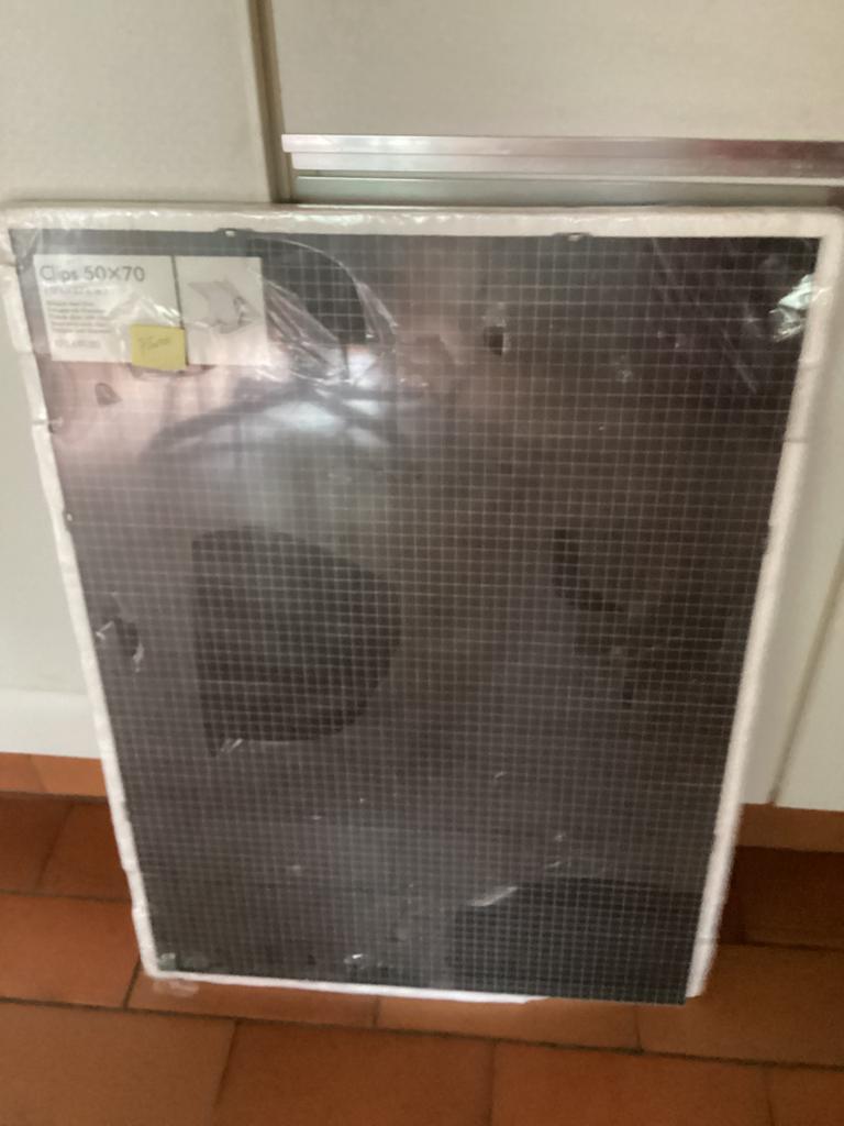 Nouveau verre photo avec clips, Maison & Meubles, Neuf, Enlèvement, 50 à 75 cm, Autres matériaux
