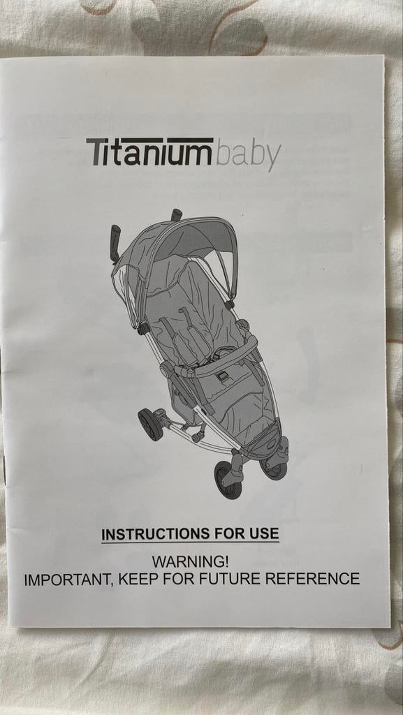 Titanium baby buggy, Ophalen, Gebruikt
