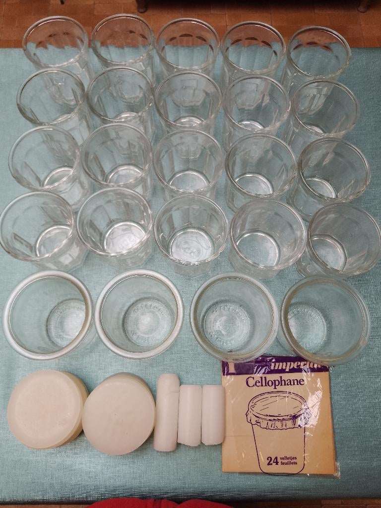 CONFITUURGLAZEN, Verzamelen, Glas en Drinkglazen, Gebruikt, Overige typen, Ophalen