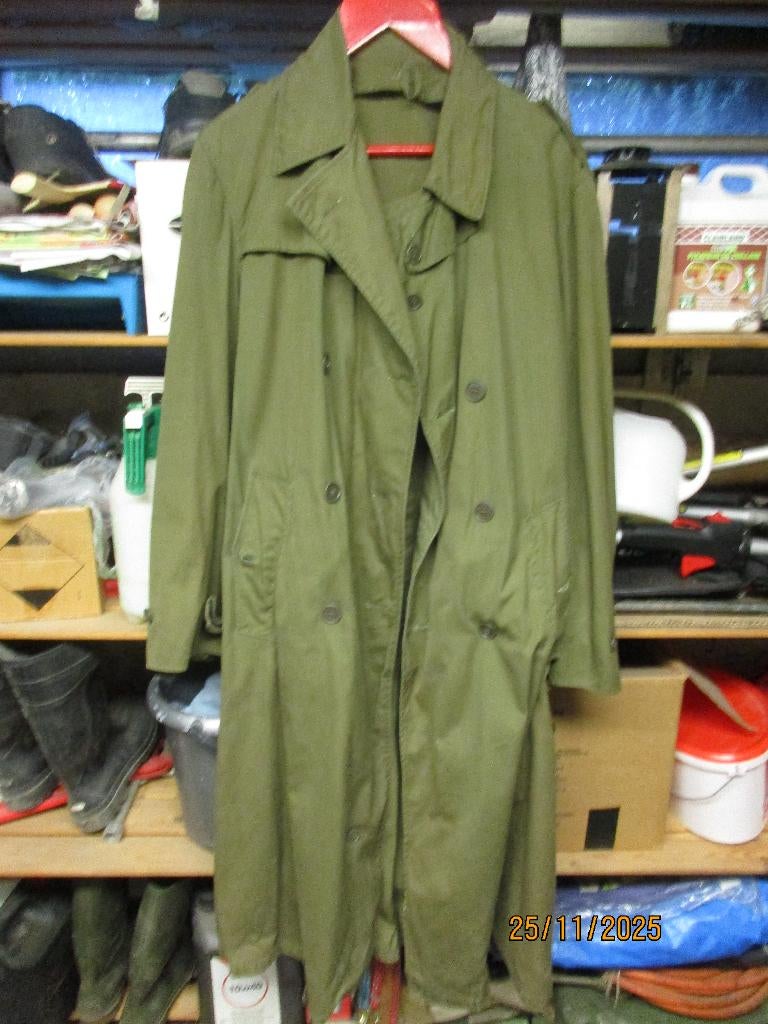 Amerikaanse regenjas van het type WWII, Ophalen of Verzenden, Landmacht, Kleding of Schoenen