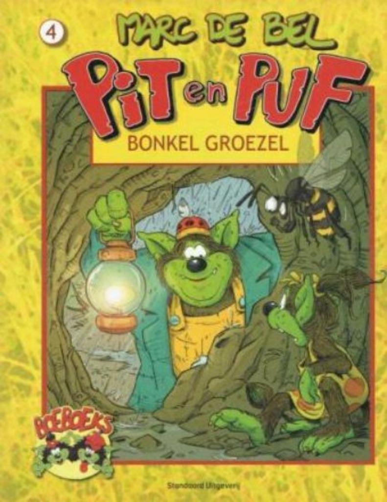 Strip Pit en Puf - Bonkel Groezel, Boeken, Stripverhalen, Eén stripboek, Verzenden, Gelezen, Marc De Bel