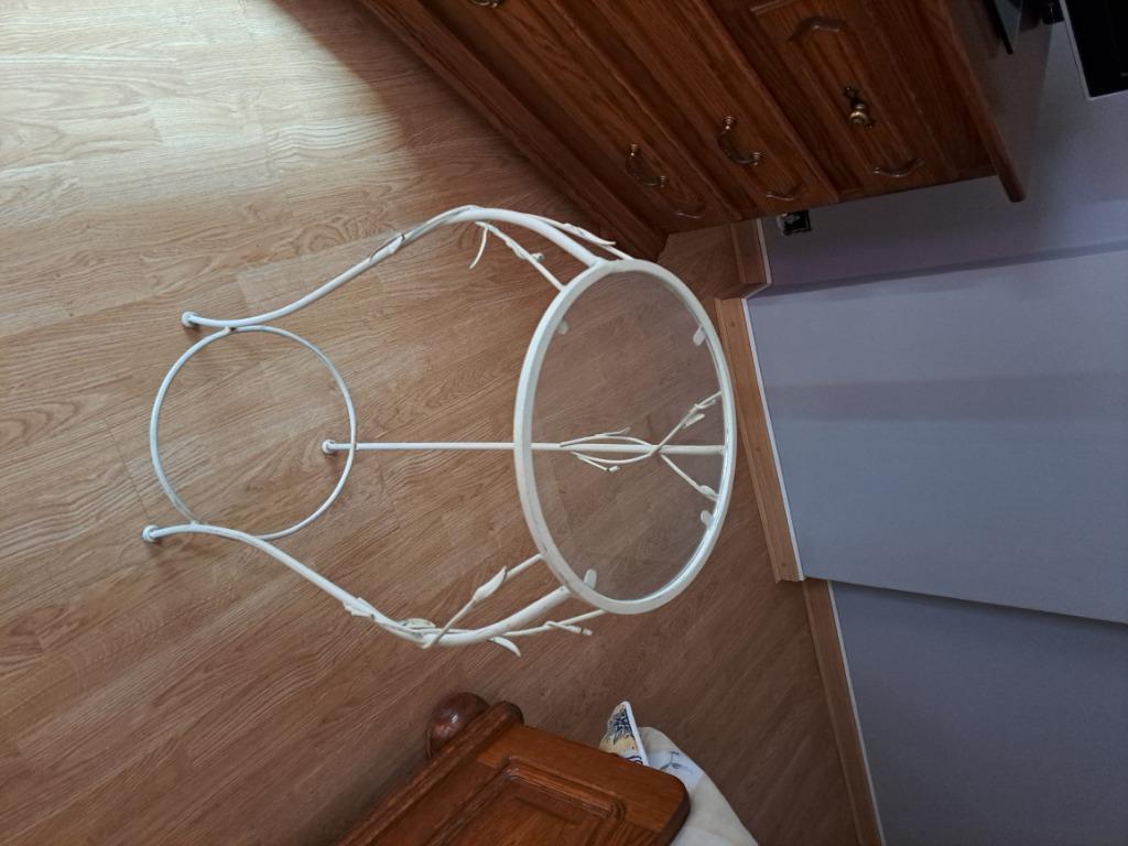 Sellette en fer forgé, Maison & Meubles, Tables | Tables d'appoint, Rond, Moins de 55 cm, Enlèvement, Utilisé