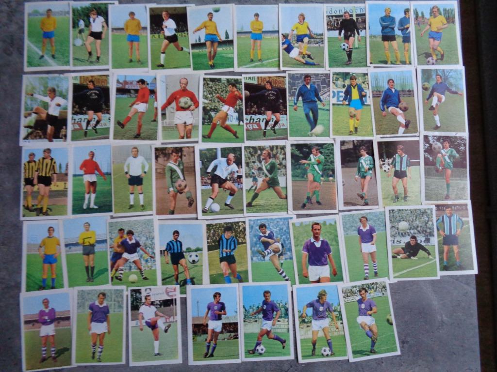 Voetbal prenten plaatjes anno 1971/1972 ed. Vanderhout 47x, Verzenden