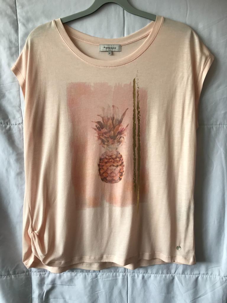 T-shirt Terre Bleue Mt 42 - NIEUW, Maat 42/44 (L), Nieuw, Roze, Zonder mouw