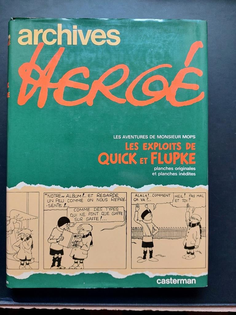 TINTIN Hergé Archives T 2 1978 Quick et Flupke, Enlèvement ou Envoi