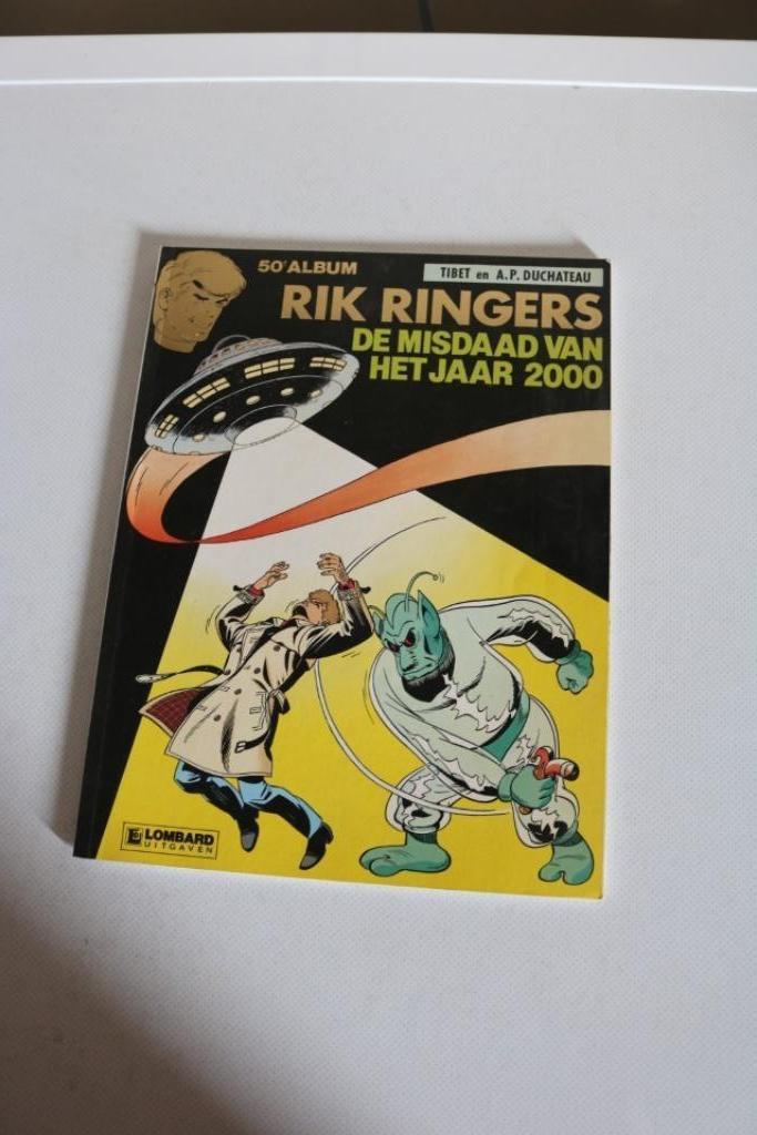 Rik Ringers Nr 50:De misdaad van het jaar 2000 - 1e dr 1991, Gelezen, Eén stripboek, Tibet & A.P. Duchâteau, Ophalen of Verzenden