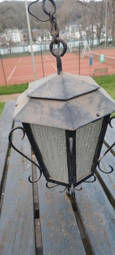 Buitenverlichting op de achtergrond, Tuin en Terras, Buitenverlichting, Ophalen, Gebruikt, Staande lamp, Netvoeding