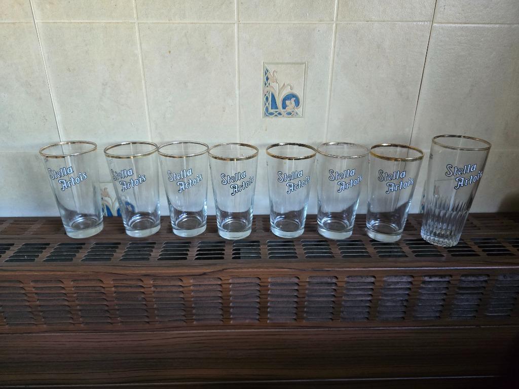 bierglazen, Ophalen, Gebruikt, Bierglas