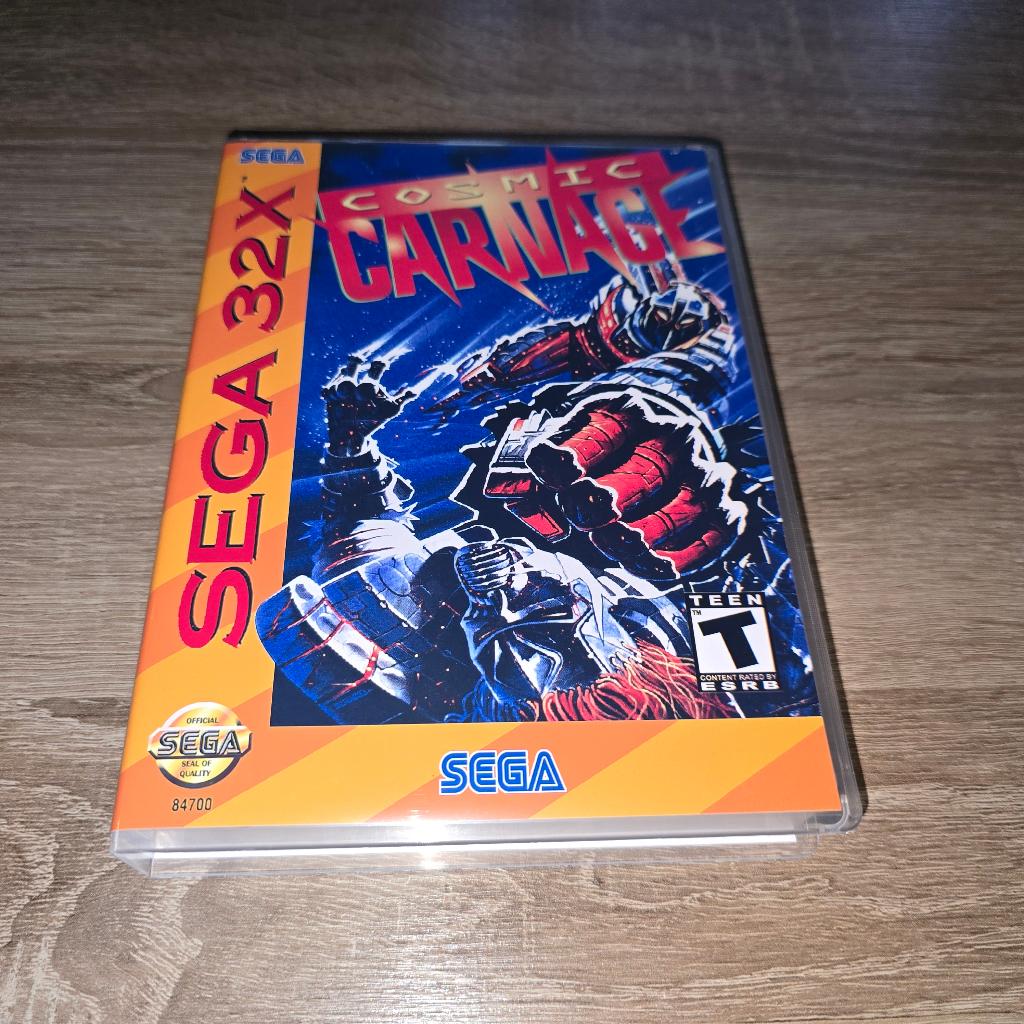 Cosmic Carnage Sega 32X Game Case, Games en Spelcomputers, Verzenden, Zo goed als nieuw