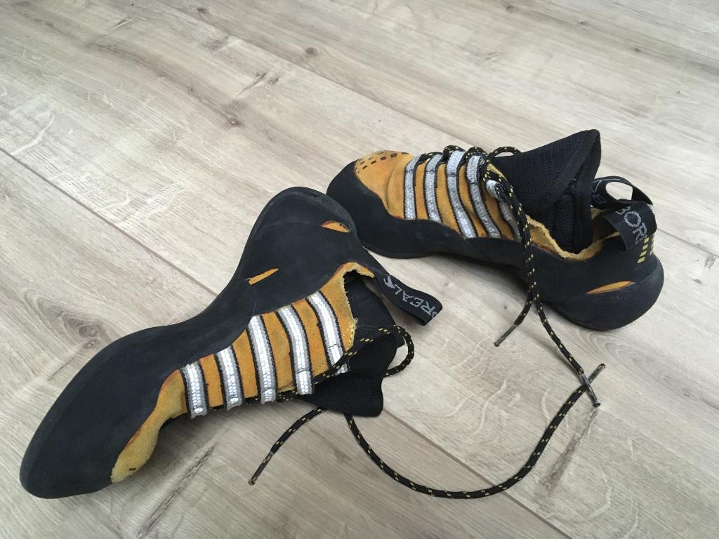 Klimschoenen boreal - maat 7,5, Sport en Fitness, Klimsport, Ophalen, Zo goed als nieuw, Klimsportschoenen