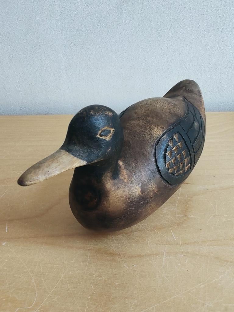 Statuette Oiseau en bois fabrication artisanale Congo Zaire, Antiquités & Art, Enlèvement ou Envoi