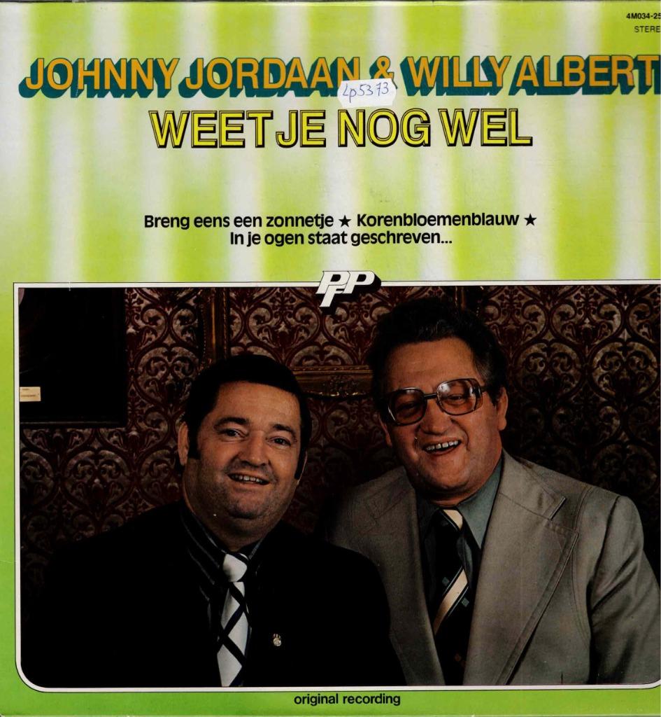 Vinyl, LP    -   Johnny Jordaan & Willy Alberti ....., Ophalen of Verzenden, Overige formaten
