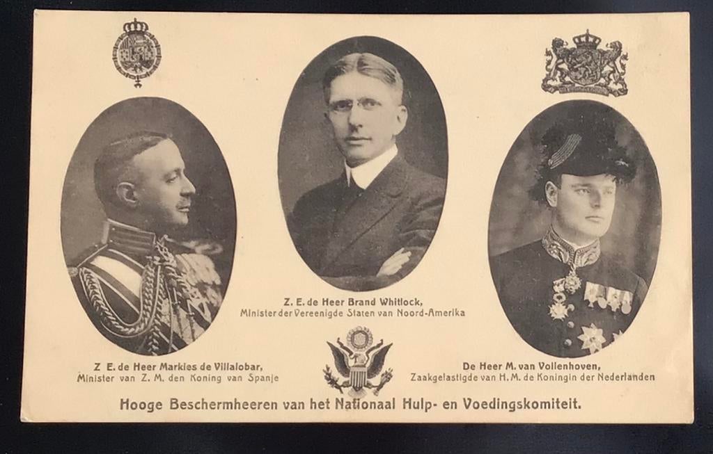 Hooge Beschermheeren van het Nationaal Hulp en voeding., Verzamelen, Ophalen of Verzenden, Ongelopen