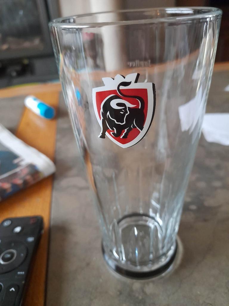 Jupiler Tauro bierglas van 33 cl., Ophalen of Verzenden, Nieuw, Bierglas