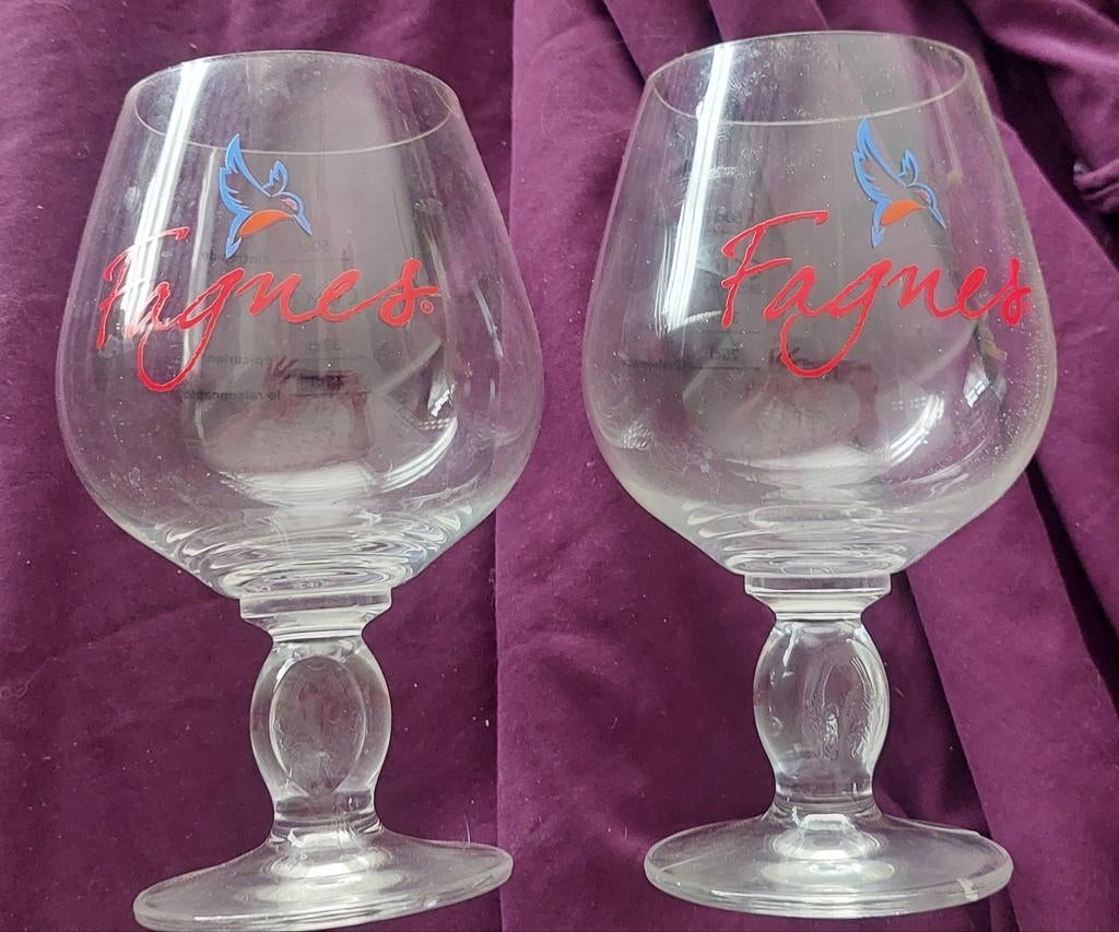 4 verres fagnes, Enlèvement ou Envoi, Comme neuf