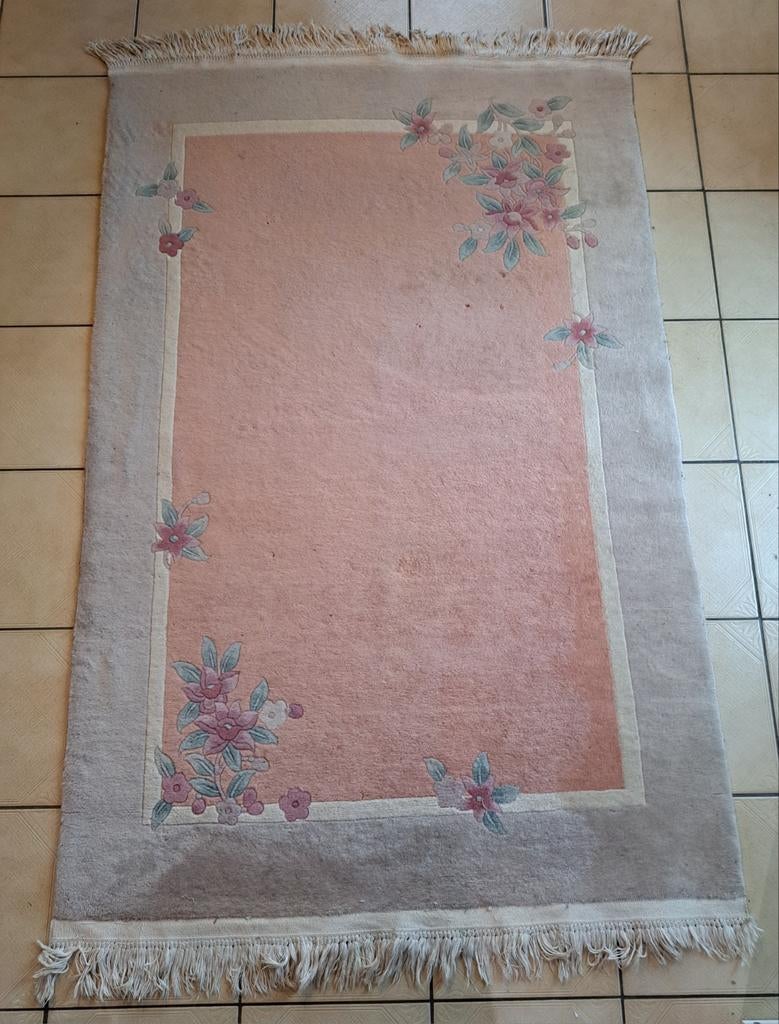 Tapis chinois en laine, 200 cm ou plus, 100 à 150 cm, Enlèvement, Utilisé