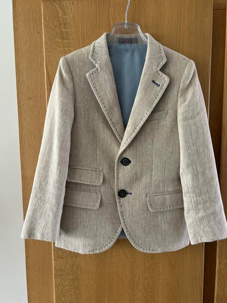 Beige blazer Varones jongens 6/7 jaar, Ophalen of Verzenden, Zo goed als nieuw, Jongen, Jas