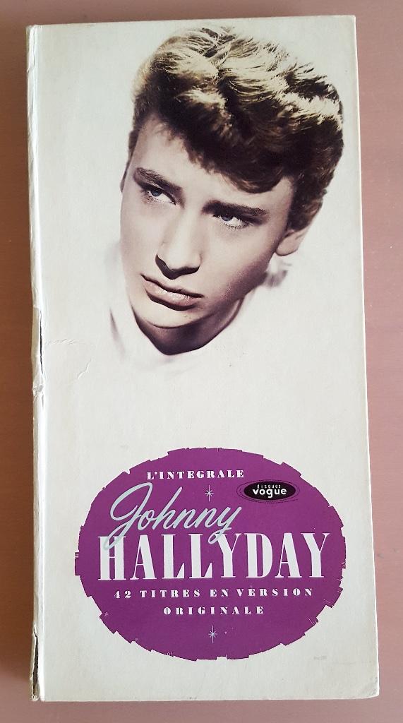 J.Hallyday // Intégrale VOGUE / Long Format 2 CD + Livre 40p, Enlèvement ou Envoi, Utilisé, Coffret