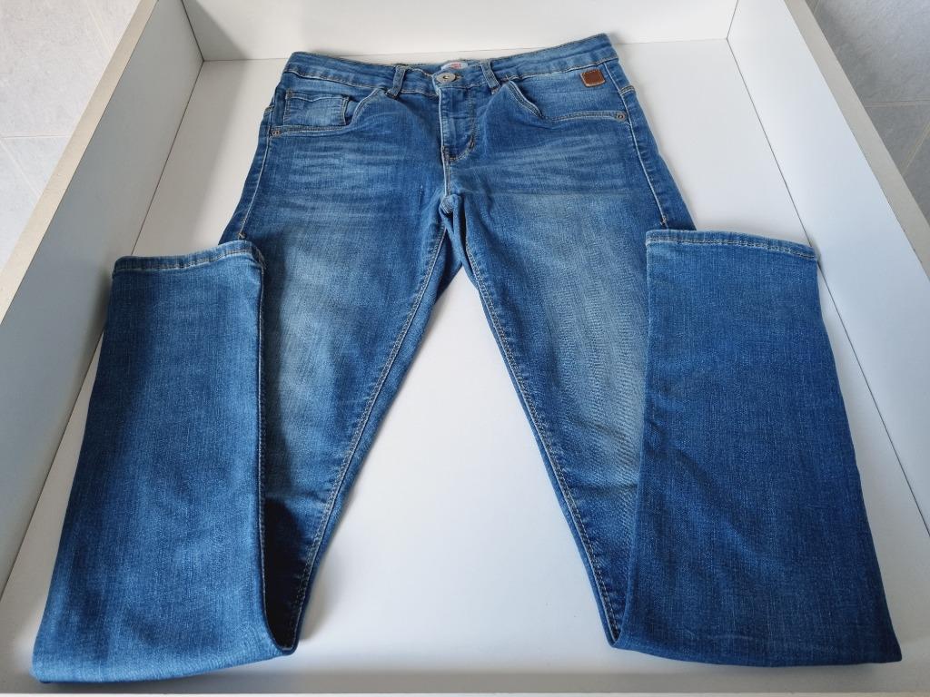 Jeansbroek Tumble 'n Dry mt 164 extra slim+adjustable waist, Broek, Tumble 'n Dry, Ophalen of Verzenden, Zo goed als nieuw