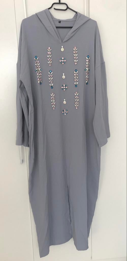 Djellaba licht grijs, Enlèvement ou Envoi, Neuf, Taille 46/48 (XL) ou plus grande, Gris