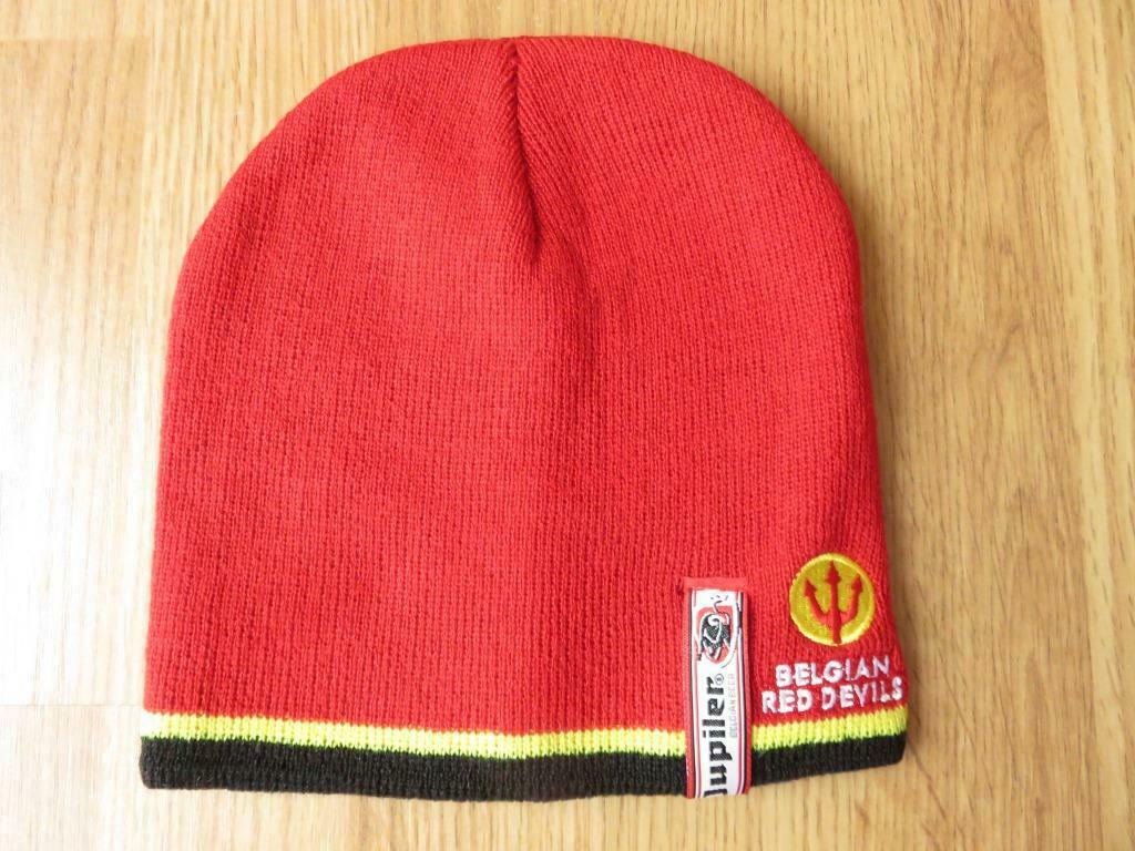 superbe bonnet Belgian Red Devils Jupiler, Enlèvement ou Envoi, Neuf, Vêtements, Jupiler