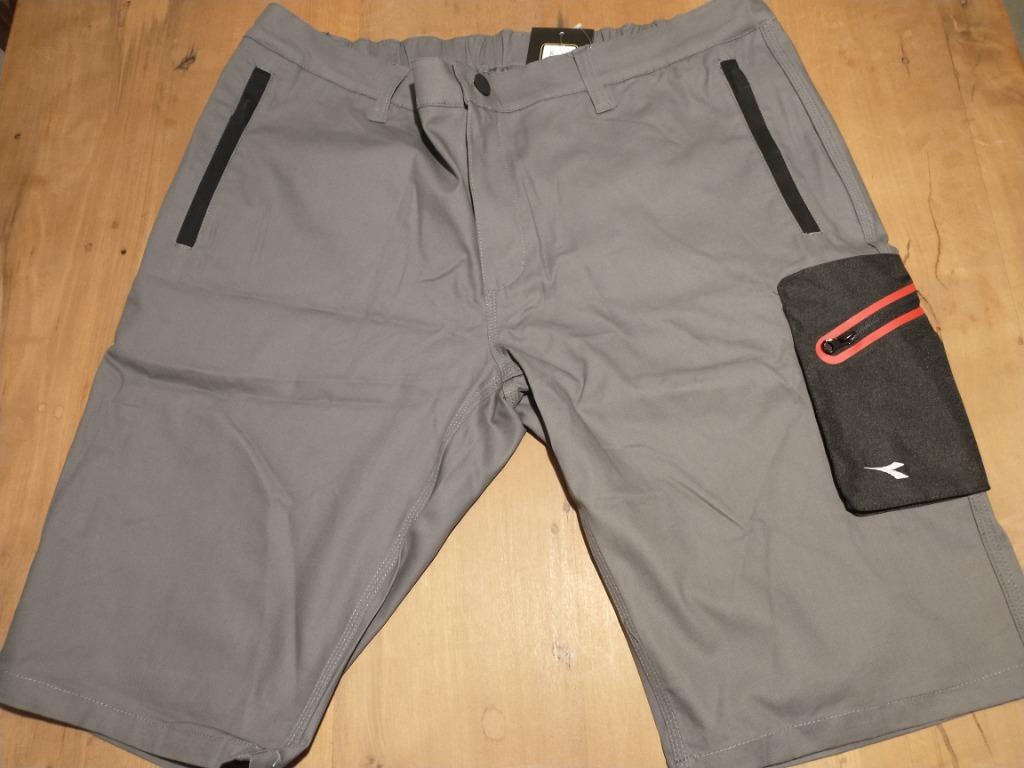 * Werkshort grijs XXXL (Diadora, nieuw), Diadora, Heren, Nieuw, Ophalen of Verzenden
