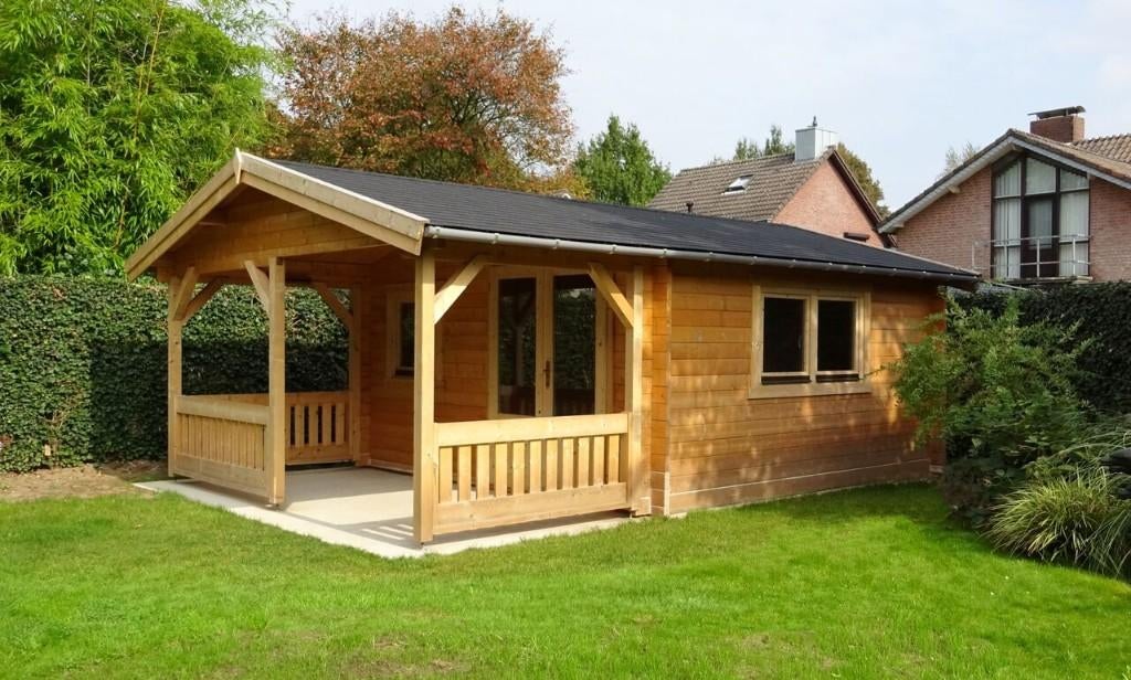 Nouvelle cabane en rondins 50 mm ---4x4+3, Envoi, Neuf