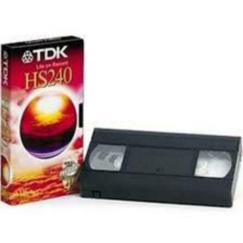 2 X Cassette TDK HS 240 VHS Pal secam, Enlèvement, Autres genres