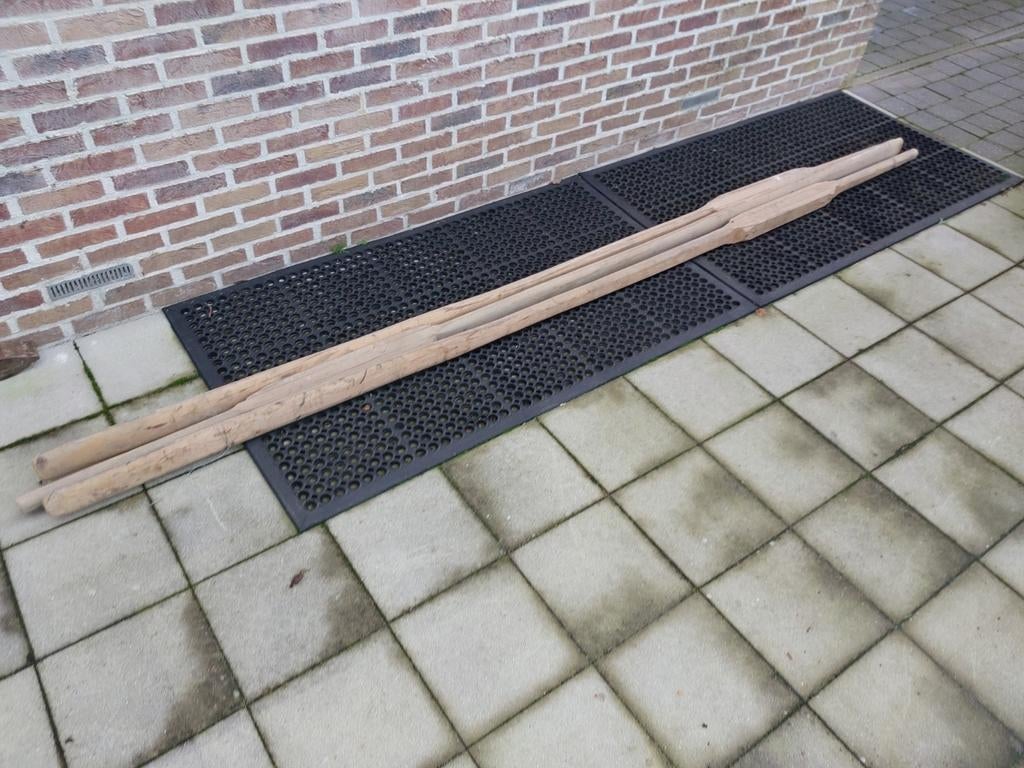 3 Nieuwe roeispanen, klampriemen 310cm, Watersport en Boten, Ophalen