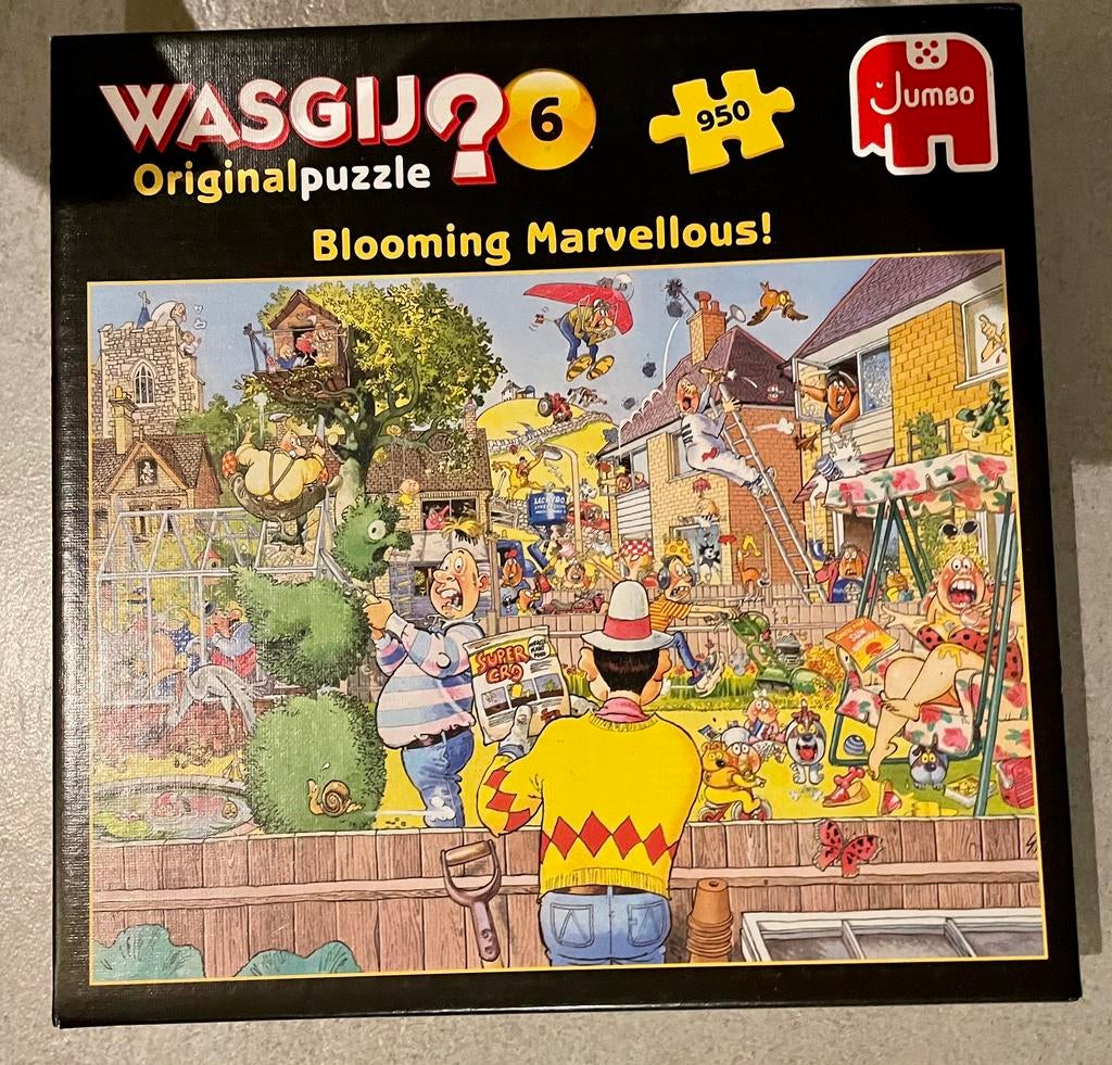 Wasgij Original 6 Blooming Marvelous 950 pièces, Enlèvement ou Envoi, 500 à 1500 pièces, Comme neuf, Puzzle