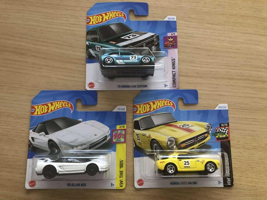 verschillende modellen Hotwheels Honda mainline (tem 2024), Overige merken, 1:50 of kleiner, Auto, Nieuw