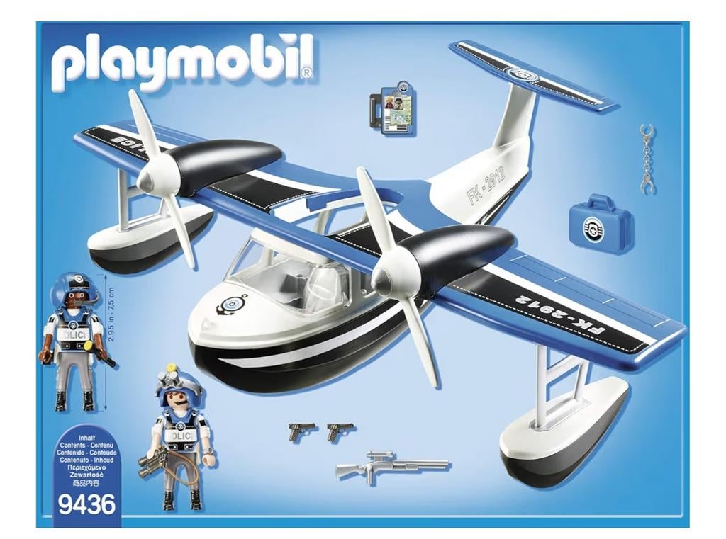 Playmobil - 9436 - Hydravion de police, Enlèvement