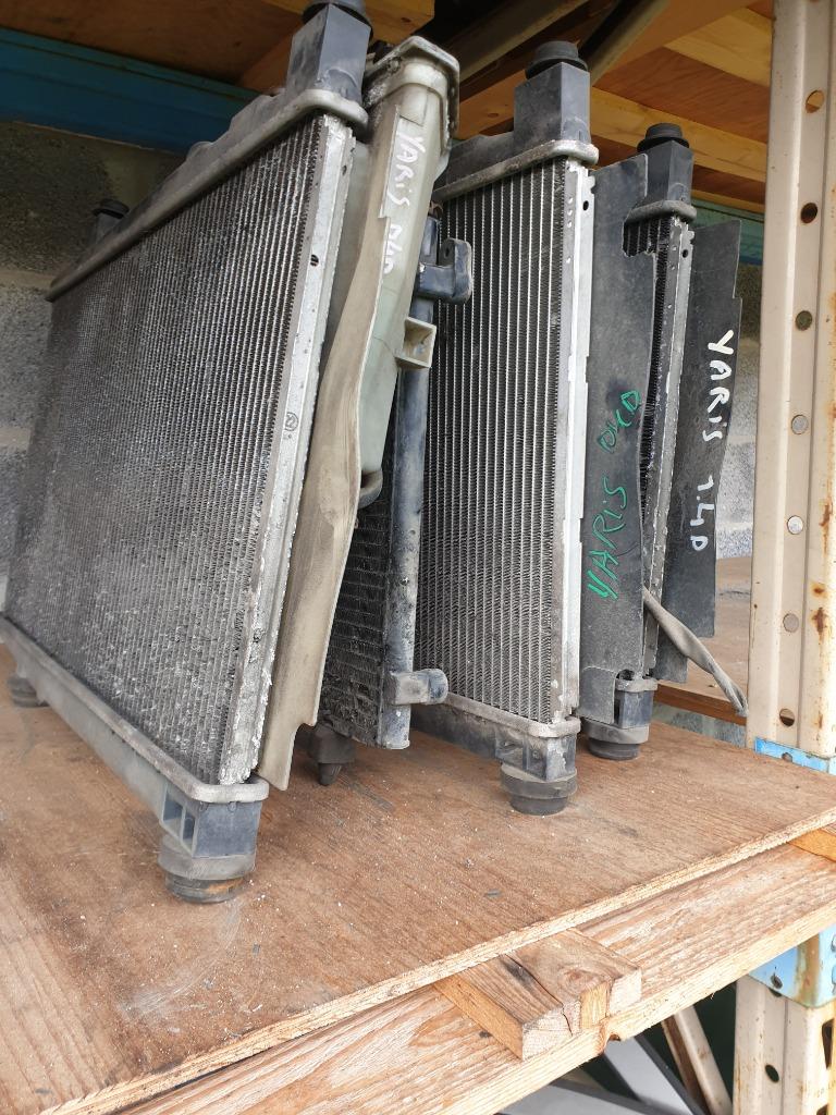 Bloc radiateur TOYOTA YARIS 2003 1.4 D4D complet ventilateur, Enlèvement, Toyota