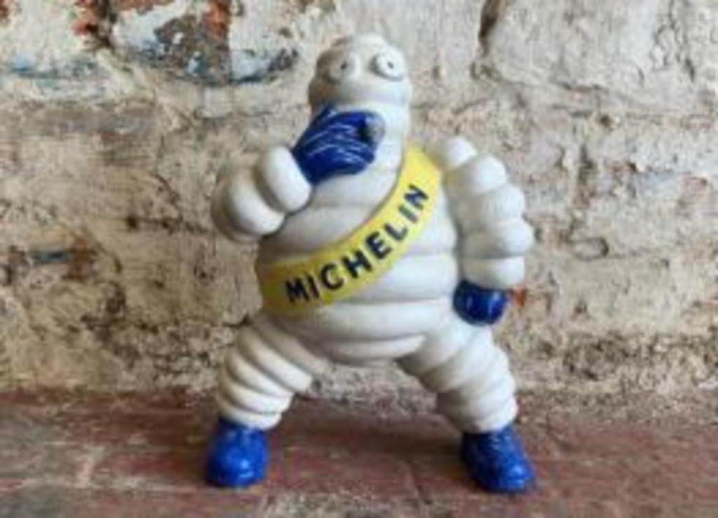 zwaar ijzeren Michelin bibendum reclame decoratie beeld, Ophalen of Verzenden, Zo goed als nieuw, Overige typen