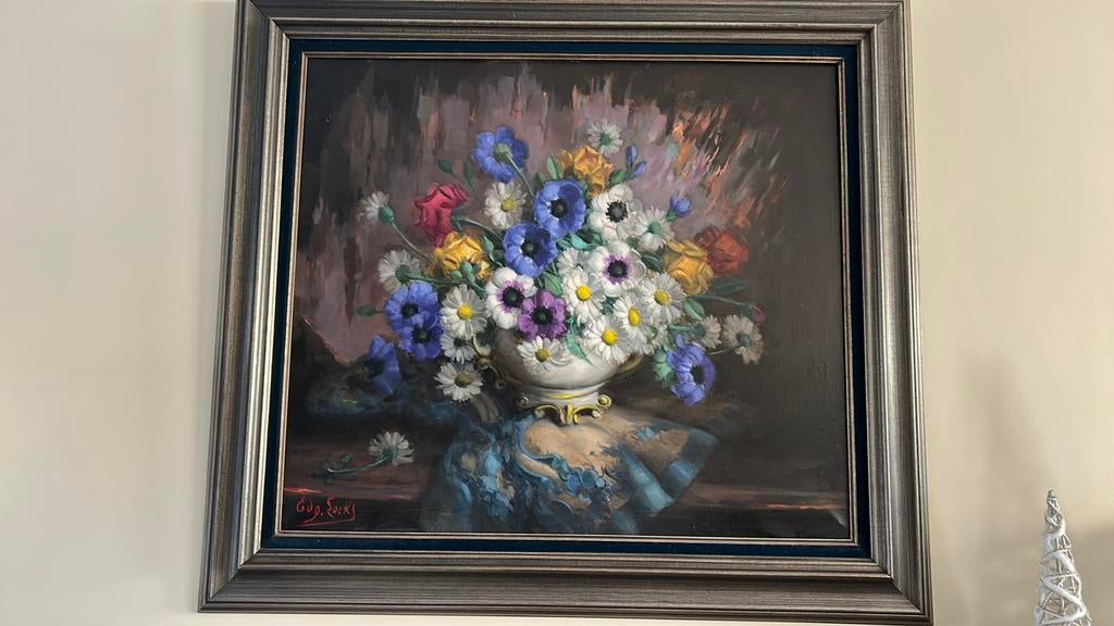 Schilderij Edgard locks, Antiek en Kunst, Ophalen