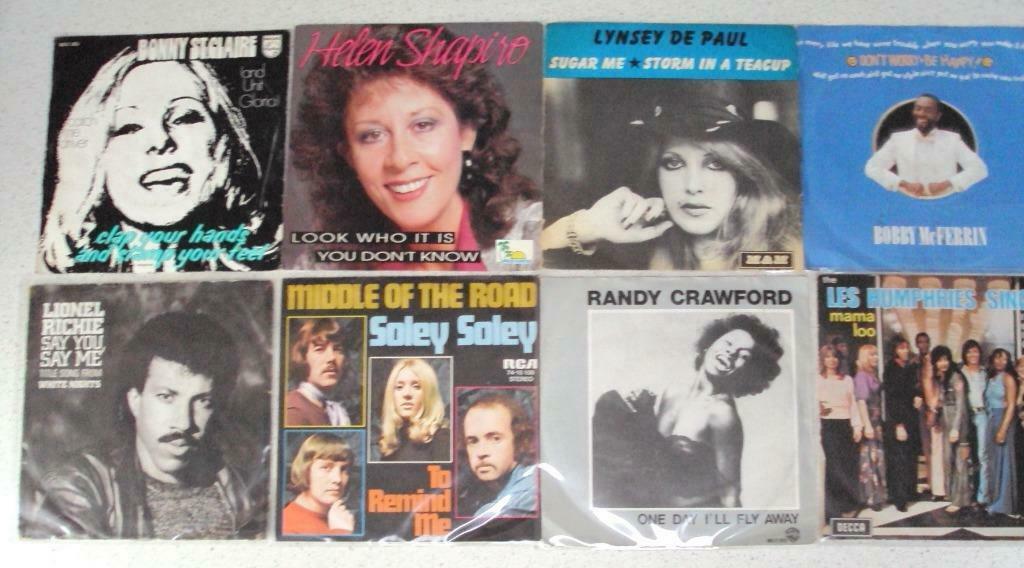 Lot 27 van 7 Singeltjes van "Lionel Ritchie, enzv ........, Ophalen of Verzenden, Overige formaten