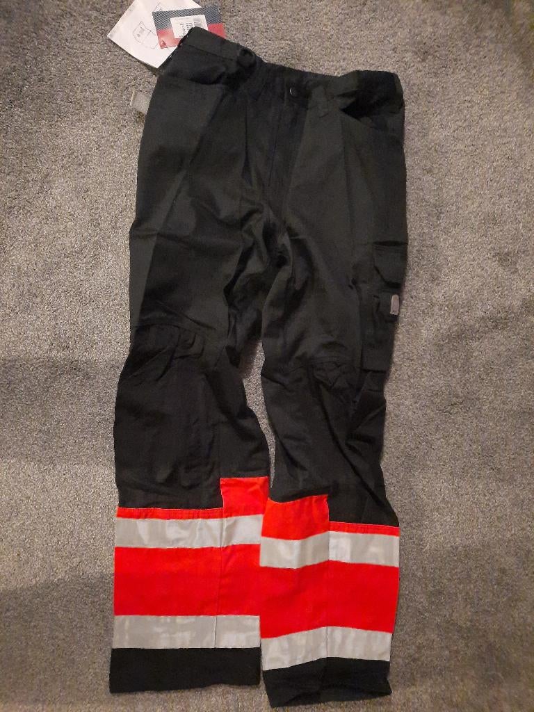 Pantalon Fristads HiVis Class 1 2032PLU Rouge/Noir taille 50, Neuf, Enlèvement ou Envoi, Fristads, Hommes