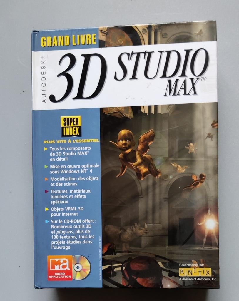 3D studio Max grand livre, Ophalen of Verzenden, Zo goed als nieuw