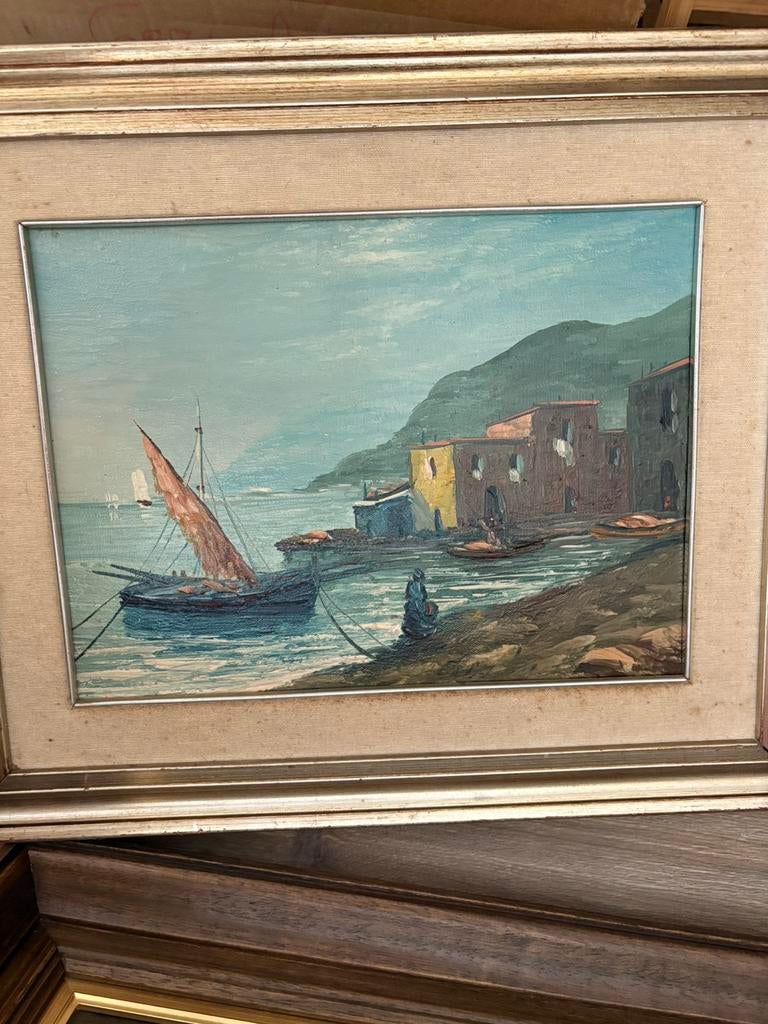 Maritiem schilderij met certificaat, Enlèvement