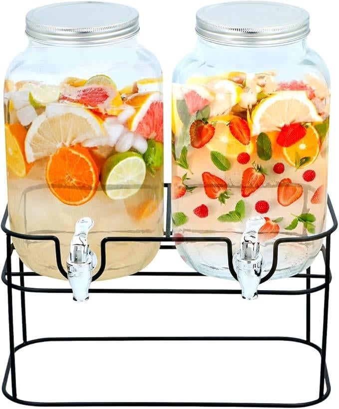 Dubbele drankdispenser | 4x2L | GRATIS LEVERING