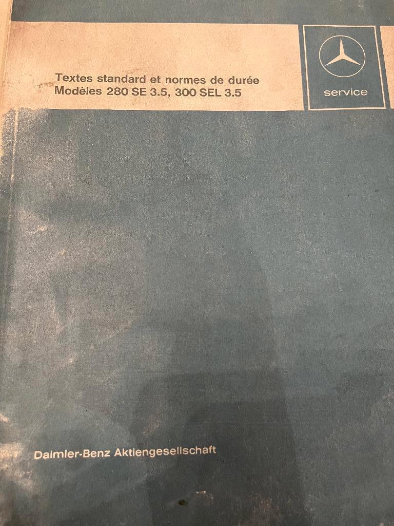 Manuel d'atelier Mercedes, Enlèvement ou Envoi