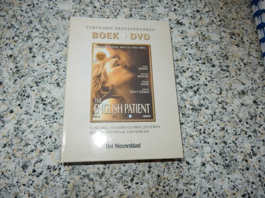 nr.2036- Dvd: the english patient - drama - met boek, Vanaf 12 jaar, Ophalen of Verzenden