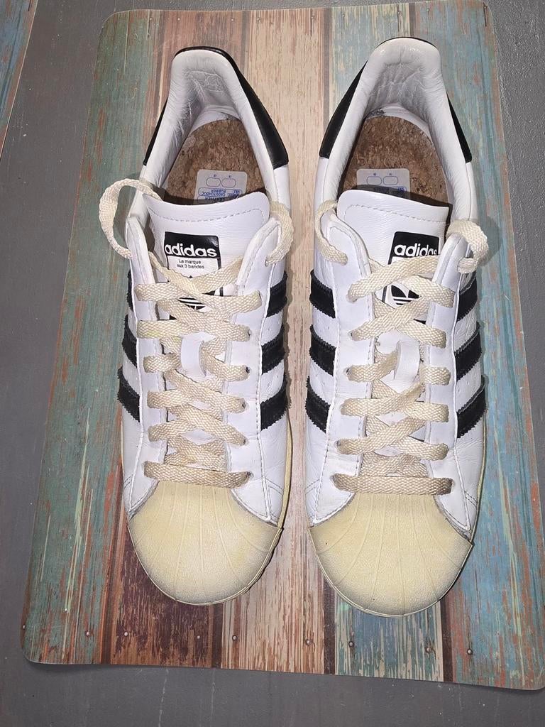 Adidas Originals Superstar, Ophalen, Gedragen, Wit
