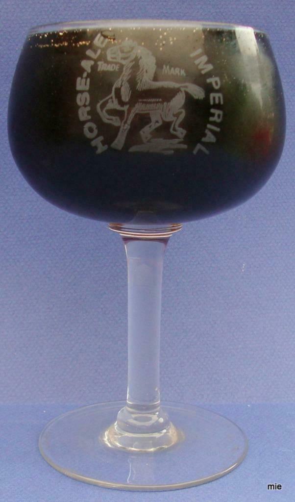 Bier brouwerij glas Horse ale  Imperial Anglo Belge Zulte, Ophalen of Verzenden, Zo goed als nieuw, Bierglas