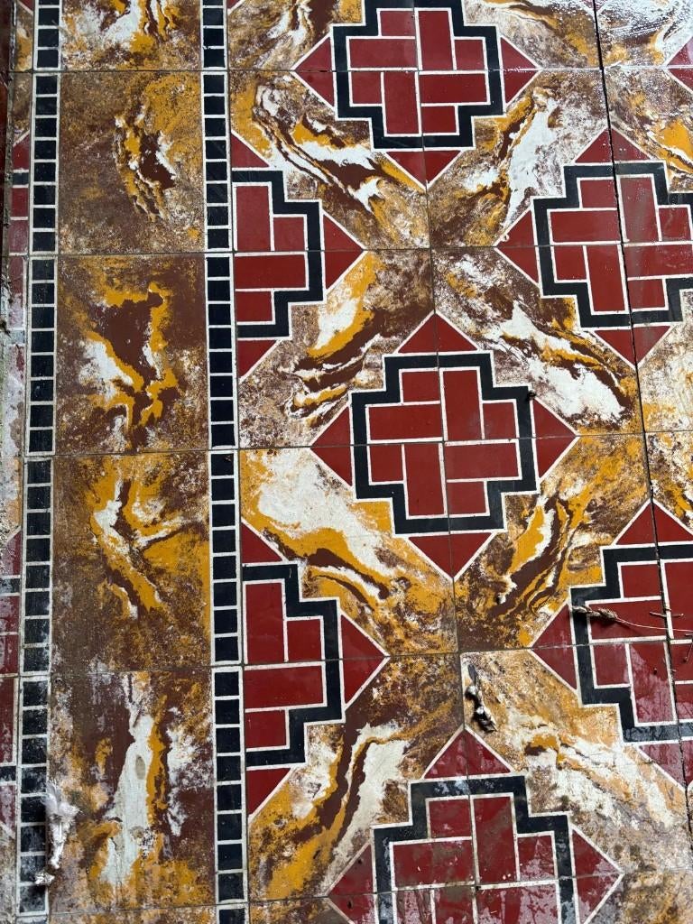 carrelage ancien, Enlèvement